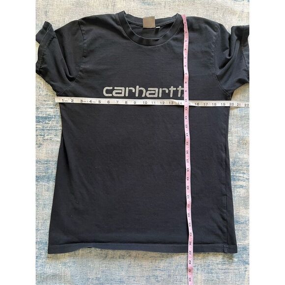 Carhartt Black Crewneck Short Sleeve Tee Men's Medium - Picture 4 of 4